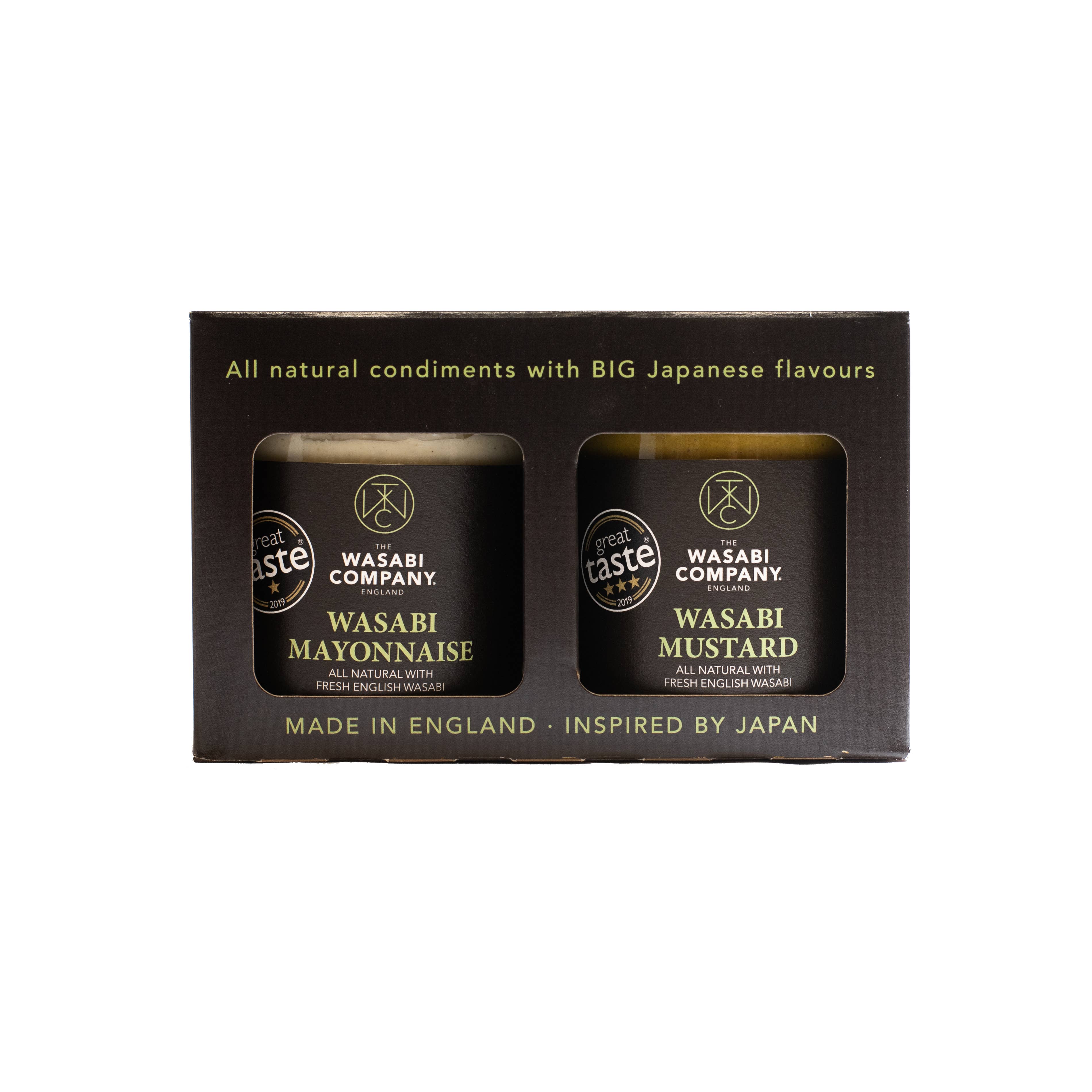 The Wasabi Company - Wholesale Mustard - Wasabi Mayonnaise & Wasabi Mustard Twin Pack - 175g x 2
