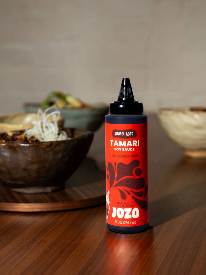 Barrel Aged Tamari Soy Sauce - 9 FL OZ for wholesale by Jozo