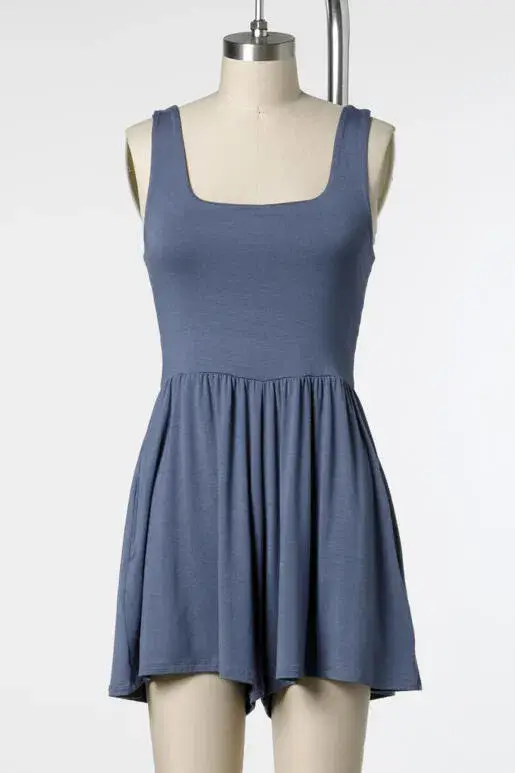 Final Touch - Vente Combishort – femme - Combinaison à détails froncés à double couche - NJU6040624