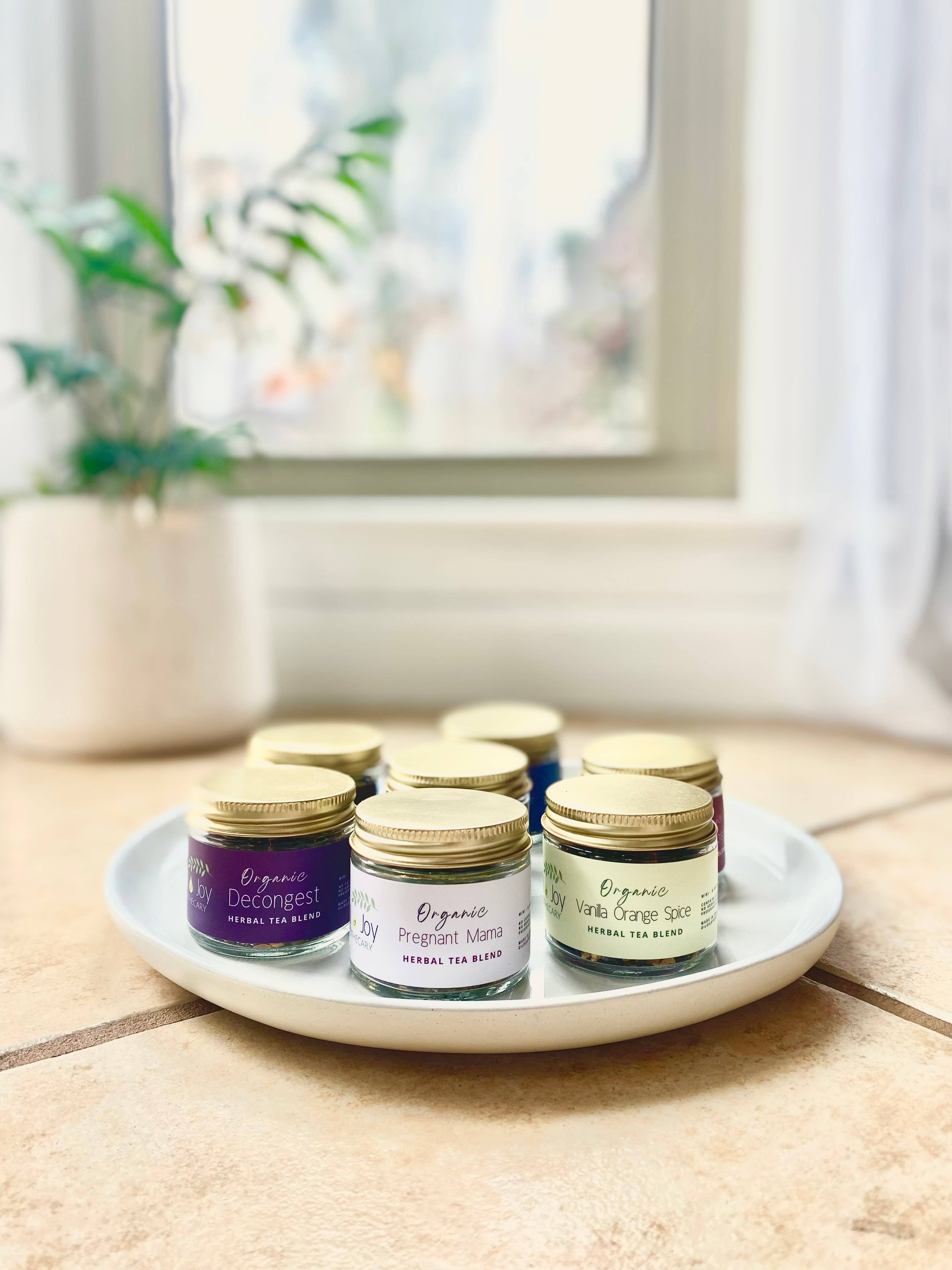 Oil of Joy Apothecary – wholesale Loose tea – Mini Tea Blends, Organic0