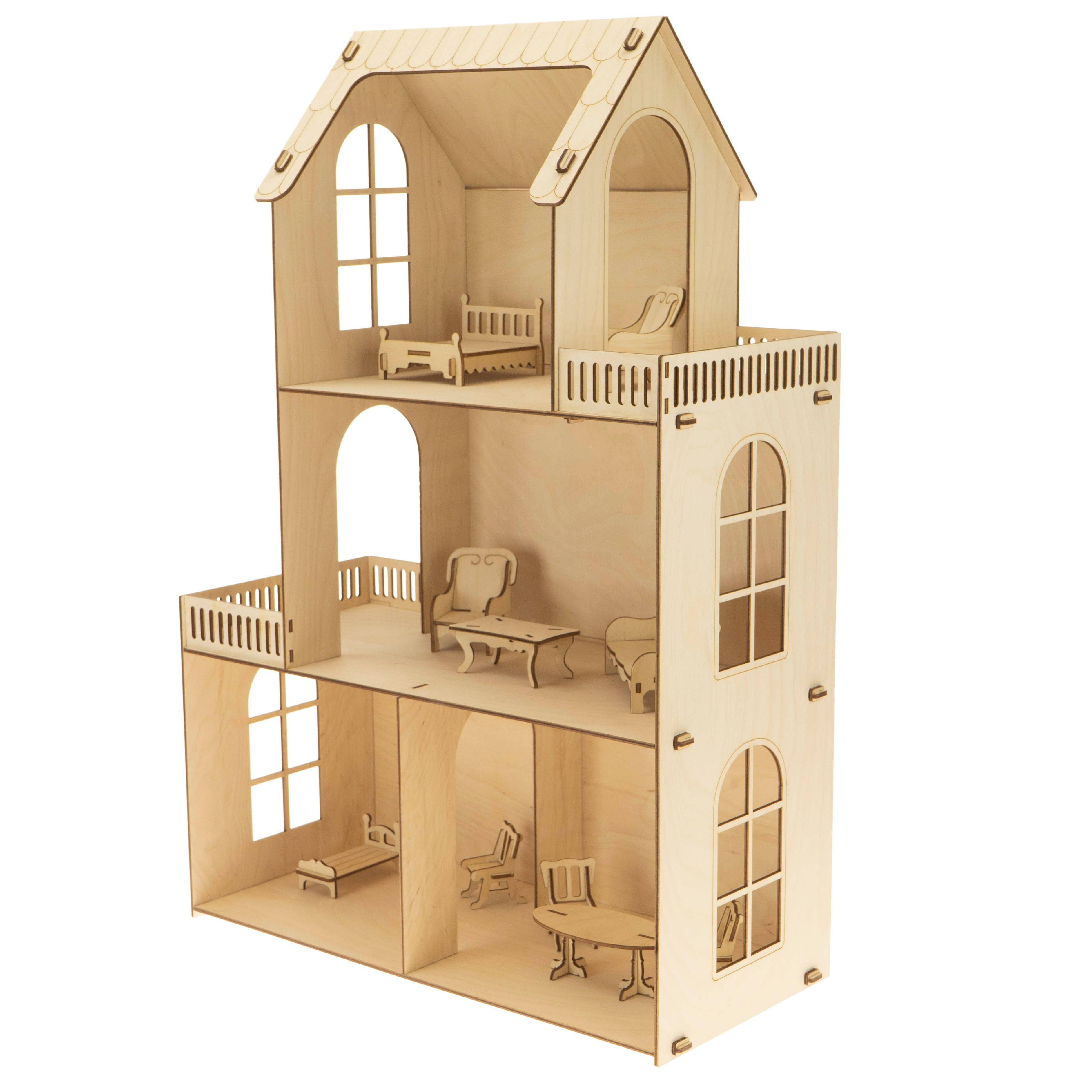 Munda Mundi - Wholesale Doll Accessory Kit - Kids - Dollhouse Winter with the furniture, 1:121