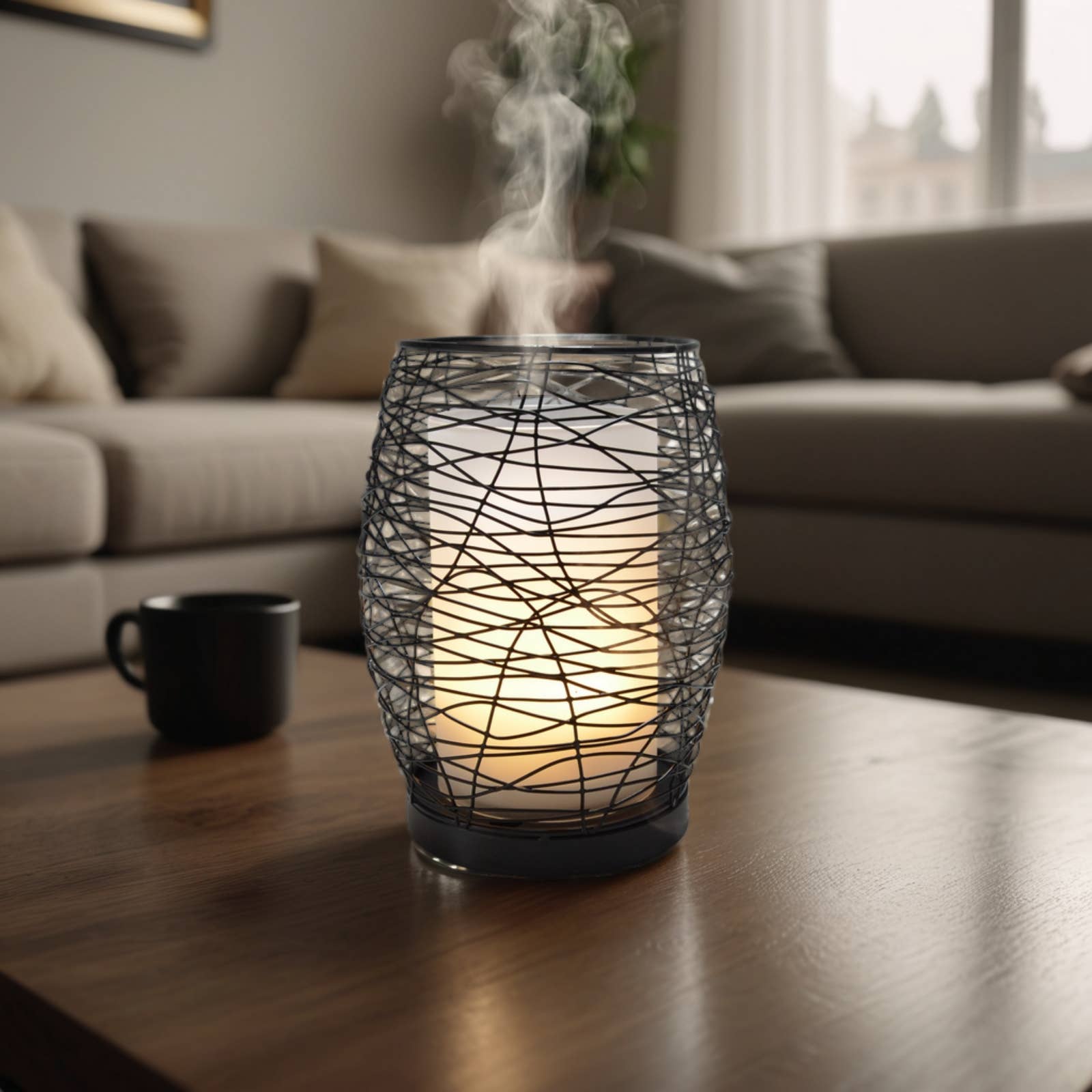 Zen'Arôme - Wholesale Electronic Diffuser - Volupsia Glass and Metal Aroma Diffuser + Remote Control5