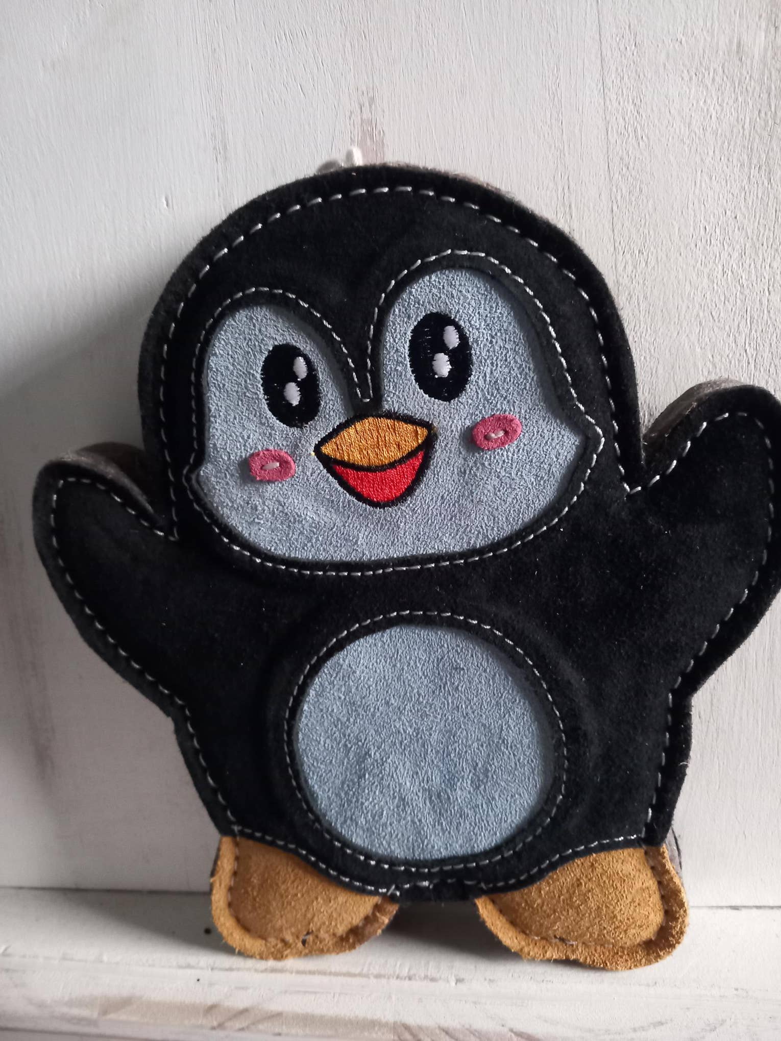 Aurora Paws – wholesale Pet chew toy – Dog – Poppy the Penguin Christmas Eco Dog Toy2