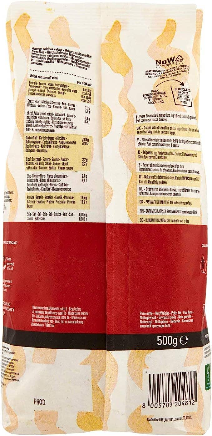 Abellinum - Wholesale Pasta - Bronze drawn pens 500g.1