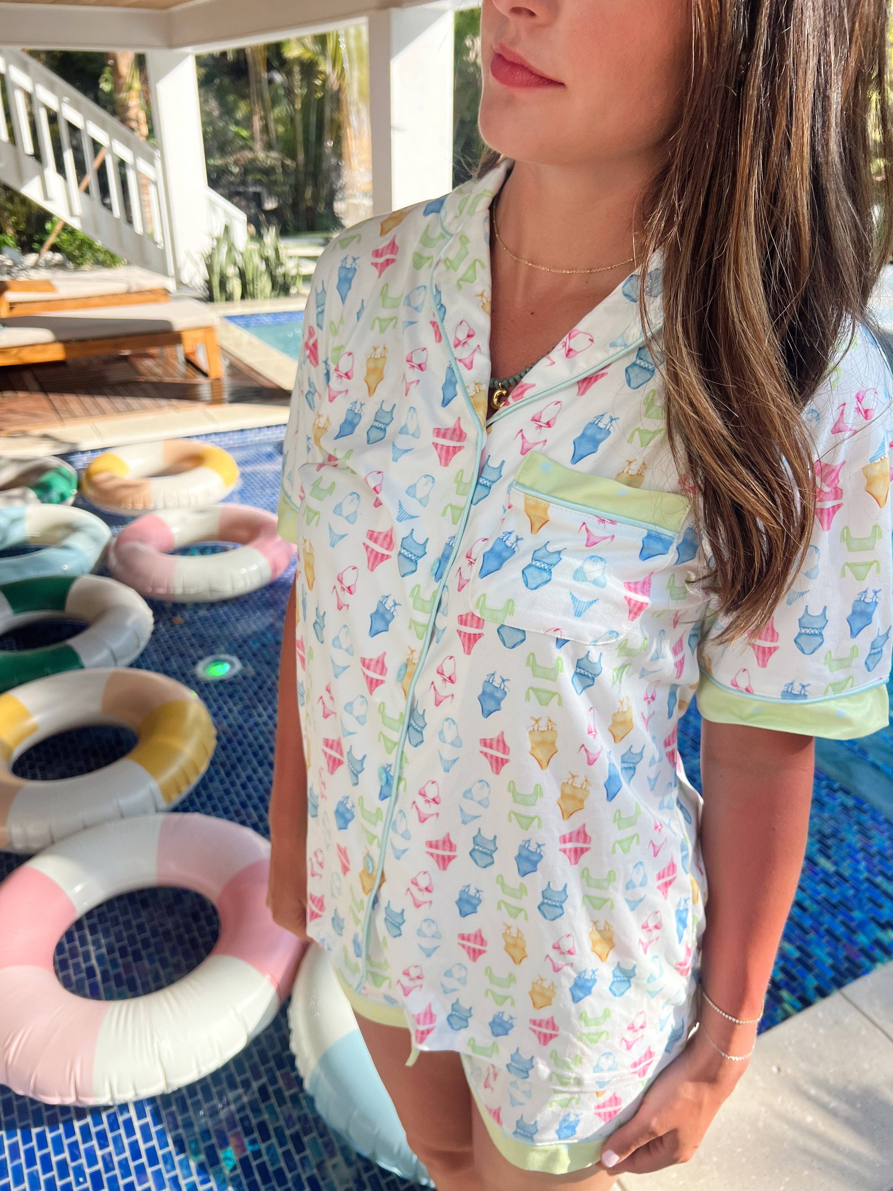 KENZKUSTOMZ - Wholesale Sleepwear Set - Women's - Bikinis - Short Sleeve Pajama Set9