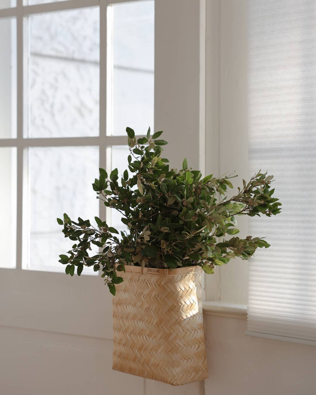 SUNNY HOME - Vente Paniers - Panier mural en bambou – Mur Sapa1