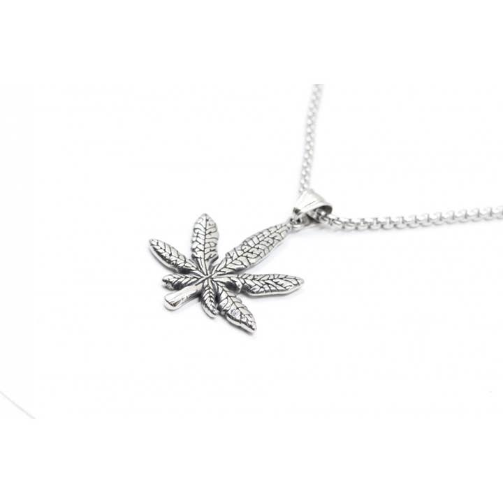 Mary Leaf Necklace - X-122 for wholesale by Awaken