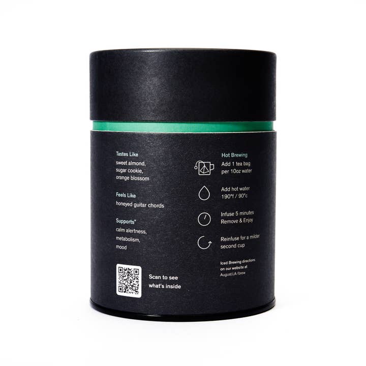 August Uncommon Tea - Wholesale Tea Bags - Know By Heart - Orange Blossom Almond White Tea -15 Tea Bags3