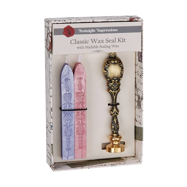 Freund Mayer & Co. - Wholesale Sealing Wax - Vintage Metal handle Wax Seal Kits-9 popular symbols