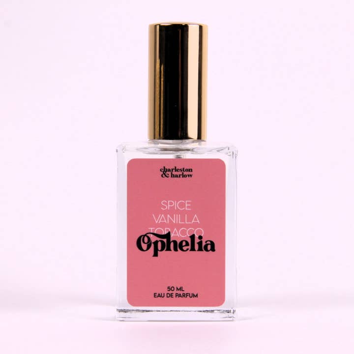 Profumo Ophelia, fragranza unisex, 50 ml per la vendita all'ingrosso da parte di Charleston & Harlow Candle Co.