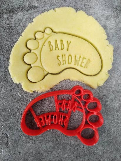 Foot Cookie Cutter - Birth Theme for wholesale by 3Dkoupe