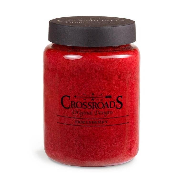 Crossroads Original Designs - Wholesale Jar/Filled Candle - Hollyberry - 26 oz. Candle0