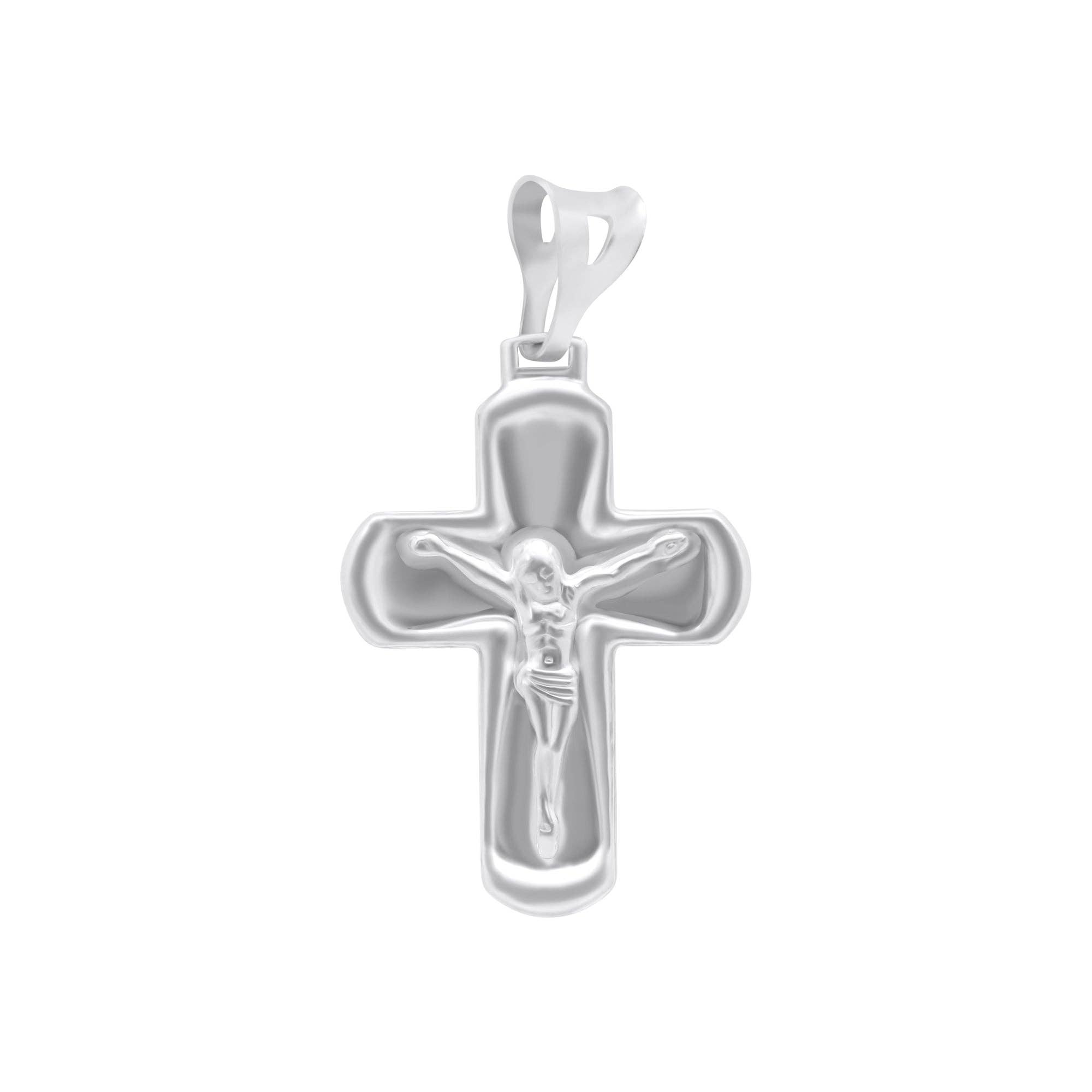 Atlanta Jewelers Supply - Wholesale Pendant/Charm Necklace - Sterling Silver Cross/Crucifix - CR19