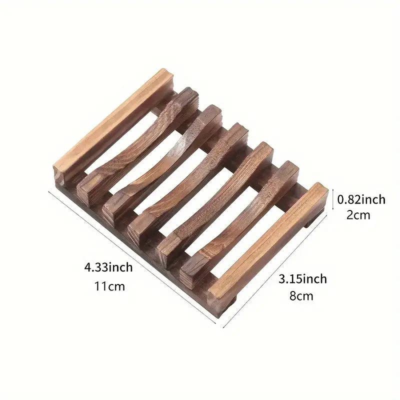 Huis Van Merken - Wholesale Bath Soap Dish - Elegant Wooden Soap Dish with Self-Draining Feature1