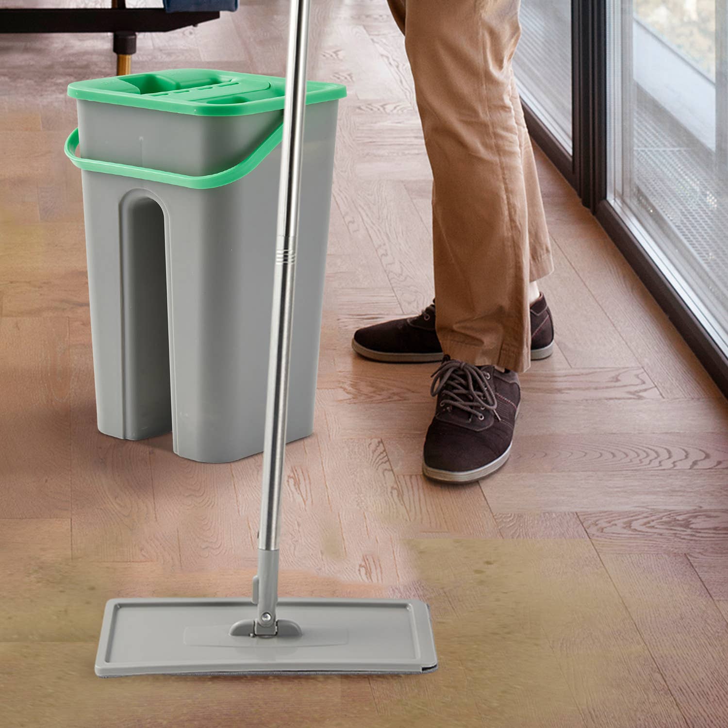 Daniel James - Wholesale Mop - All-in-One Flat Mop & Bucket Set with Refill20