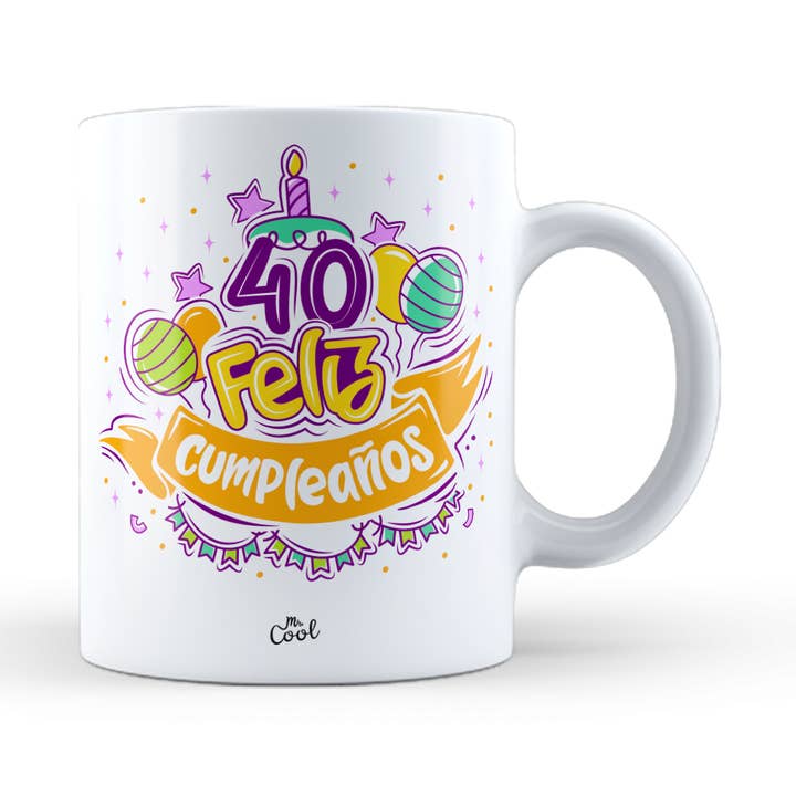 Caneca - Feliz Aniversário de 40 Anos por atacado de STAR WAY, S.L. | MrCool