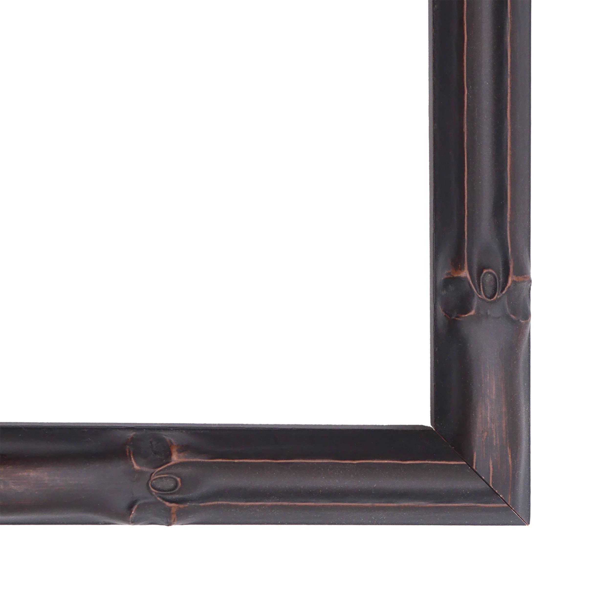 Dark Brown Bamboo 1" Wide Picture Frame for wholesale on Faire3