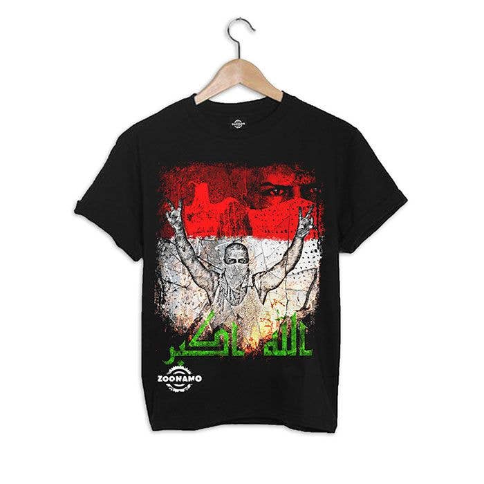 ZOONAMO – wholesale Screen printed t-shirt – Men′s – Iraq shirt classic0