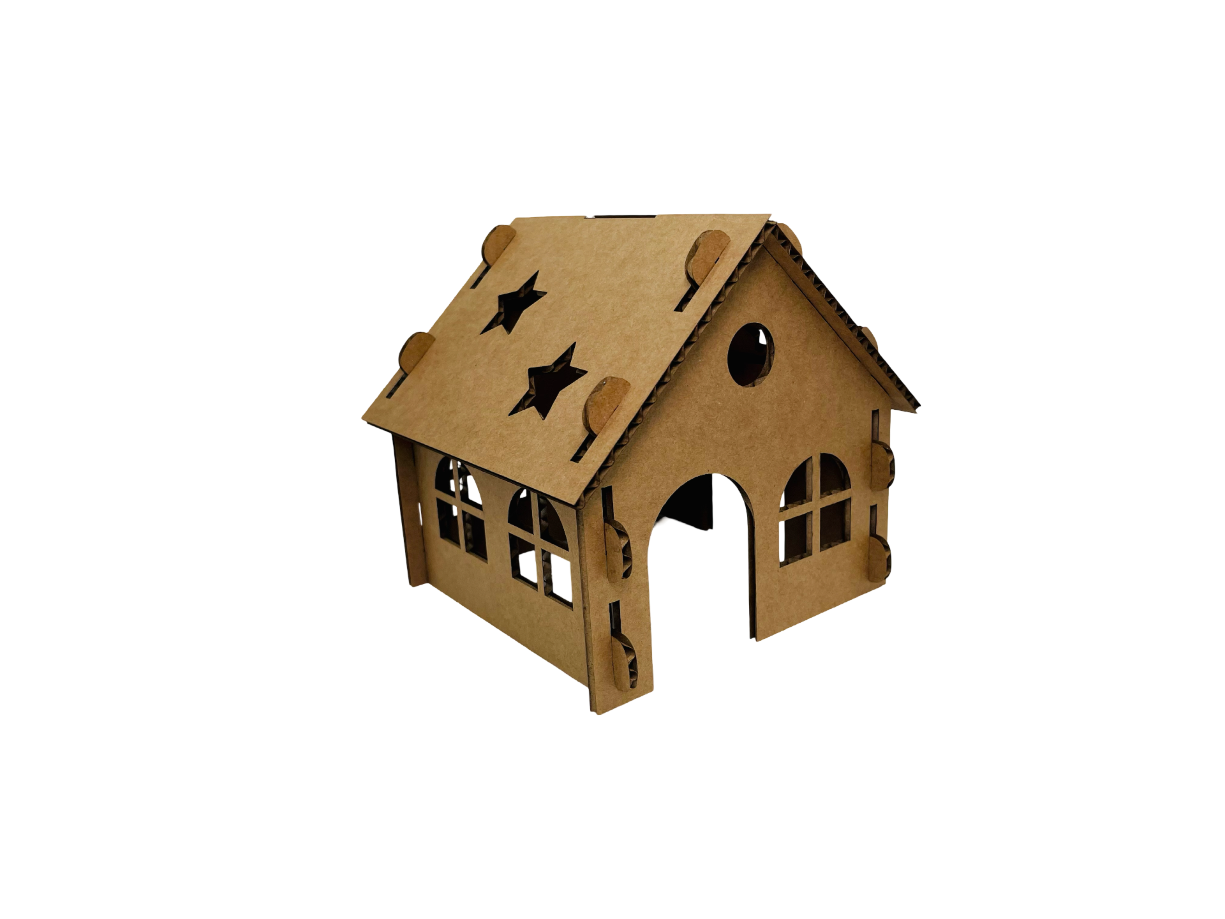 Grannys Little Homes - Wholesale Pet Cave - Cat/Dog - Cardboard Star Hidey3