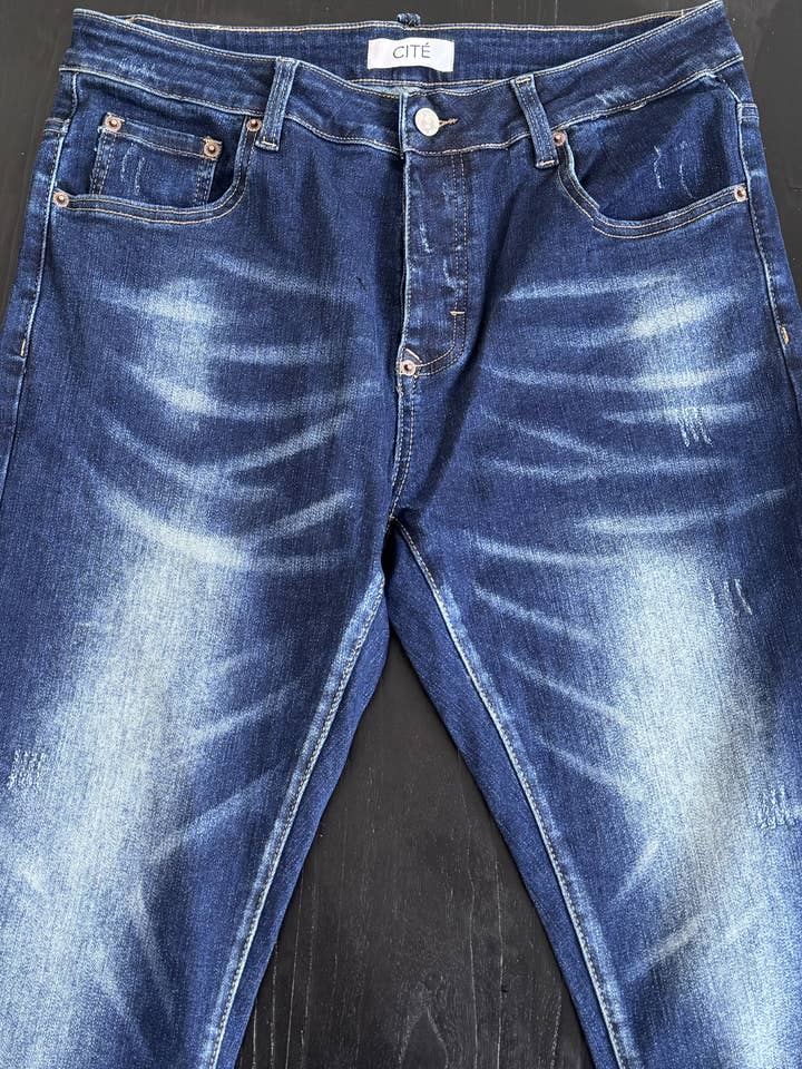 CITÉ - Vendita all'ingrosso Jeans - Donna - I jeans sbiaditi indaco profondo