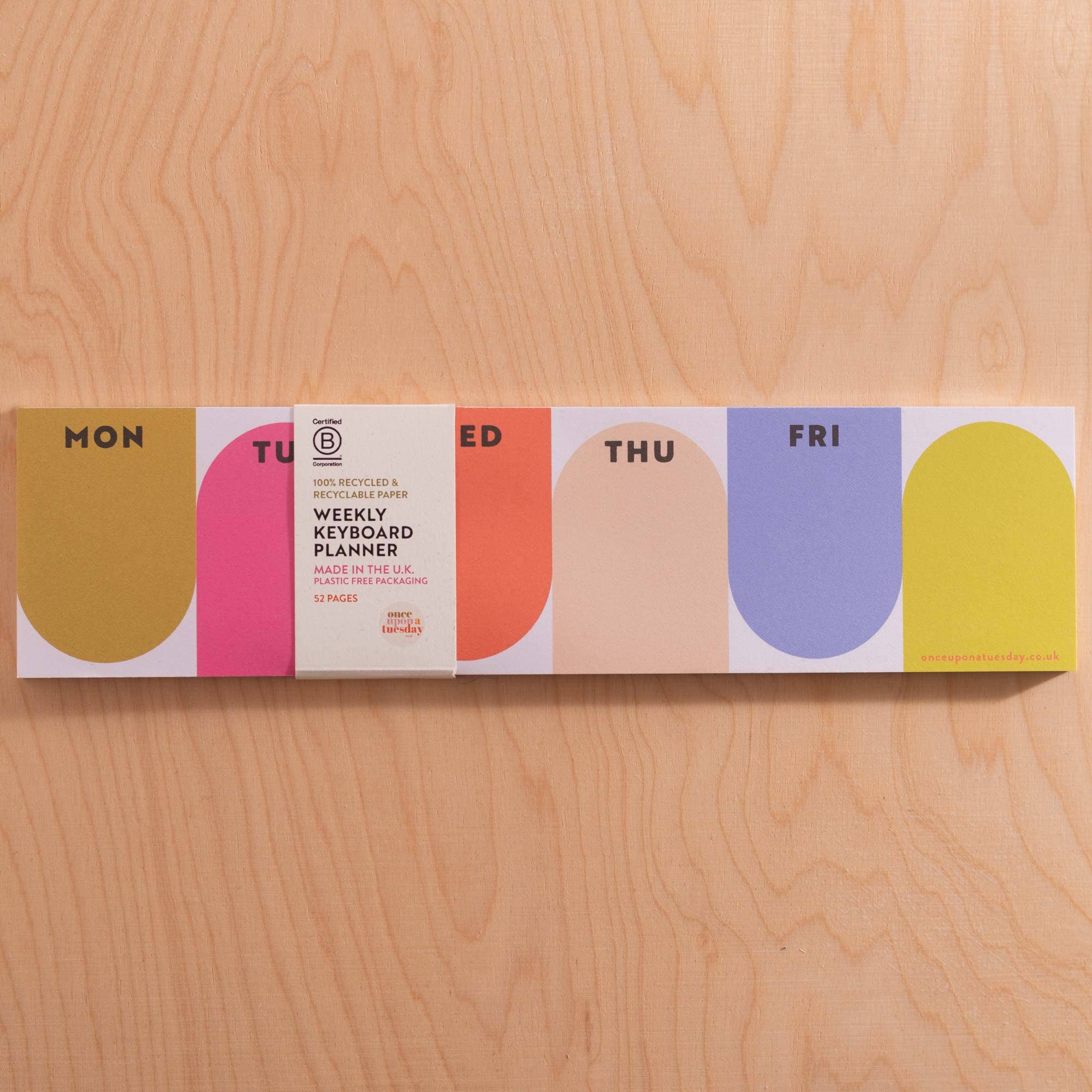 Good Tuesday (Once Upon a Tuesday) - Wholesale Planner - Keyboard Weekly Planner Pad | Bright Arches3