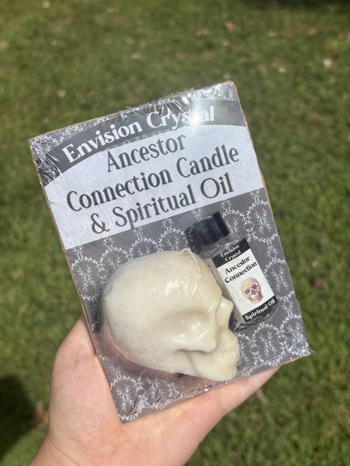 Förfädersanslutning Ljus och Oljepaket - Pumpadoftande för wholesale av Envision Crystal