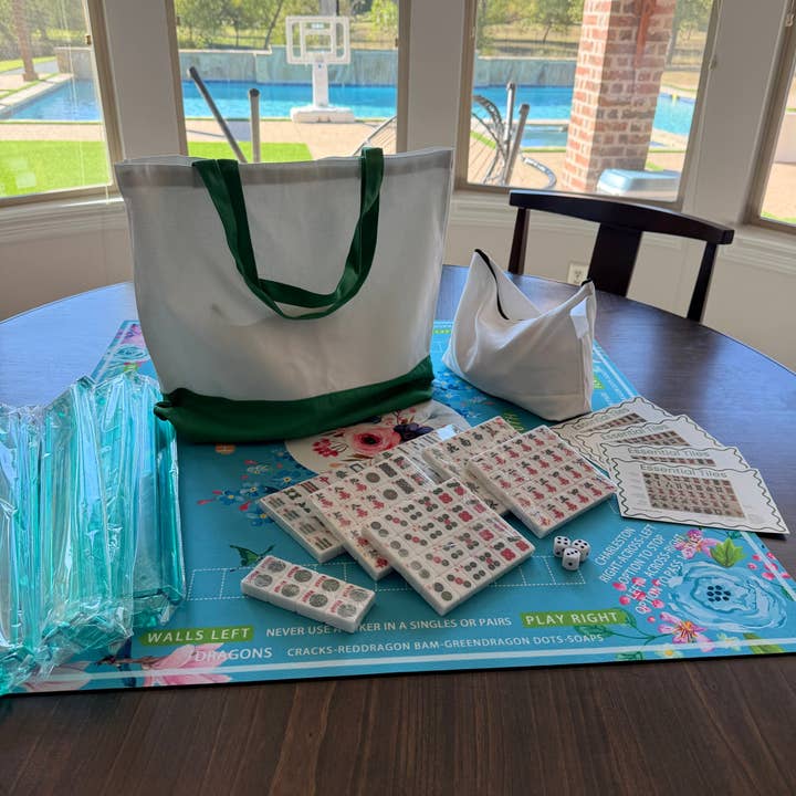 Mahjong Studios - Wholesale Board Game - All In One - Mahjong Tile Set + Bag - American Mahjong Set 152 Tiles3