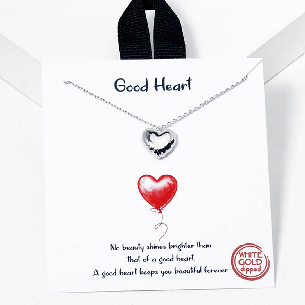 Fashion City - Vente Colliers à pendentif - Colliers à pendentif en forme de cœur en forme de ballon trempé en or2