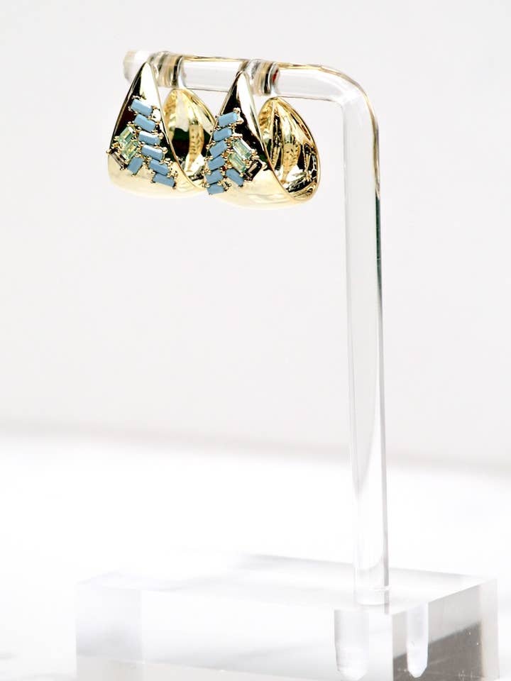 Junie Earrings- Turquoise for wholesale by Native Gem