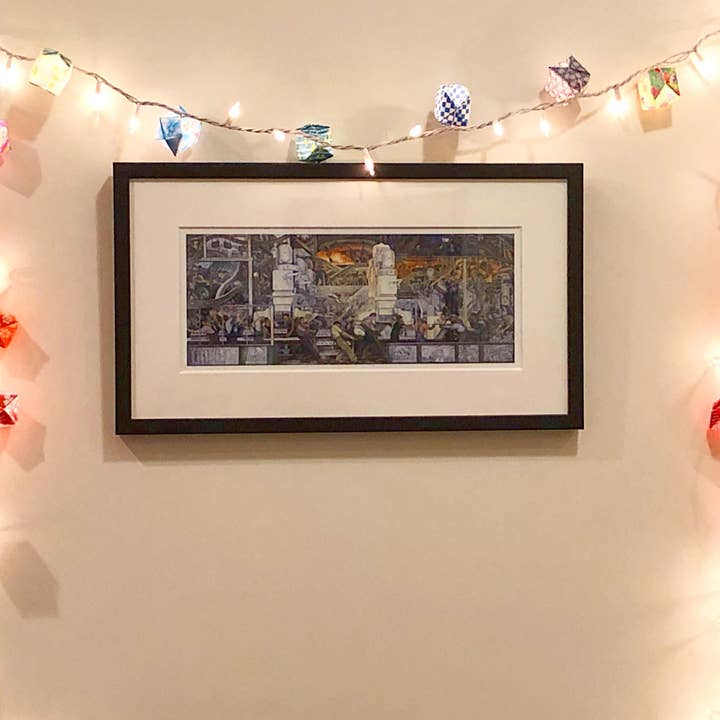 Heart of Fold – wholesale Ljusslinga – Origami Fairy Light Lyktor med Dim Mysig Belysning