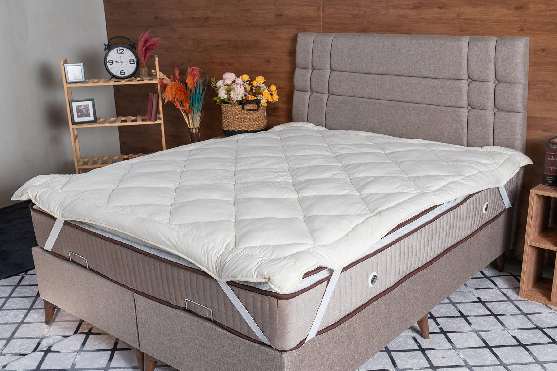 Schaapmaatje – wholesale Mattress pad/protector – 100% Pure Merino wool mattress topper2