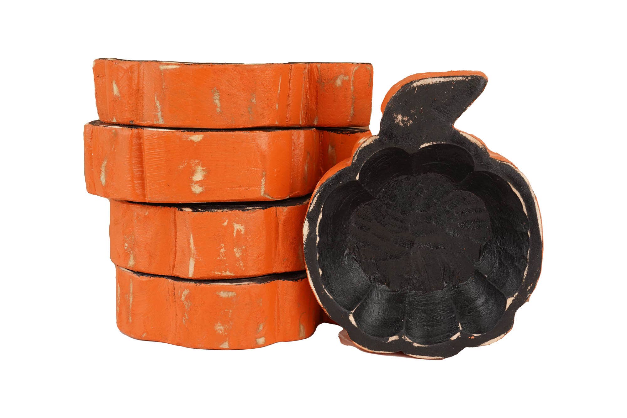 My Amigos Imports - Wholesale Candle Holder - Pumpkin-Small-Candle Ready-Original Design-6x8 inches17