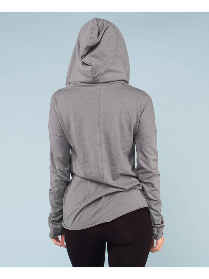 Soul Flower - Wholesale Hoodie - Women's - Namaste Lotus Cowl Yoga Hoody1