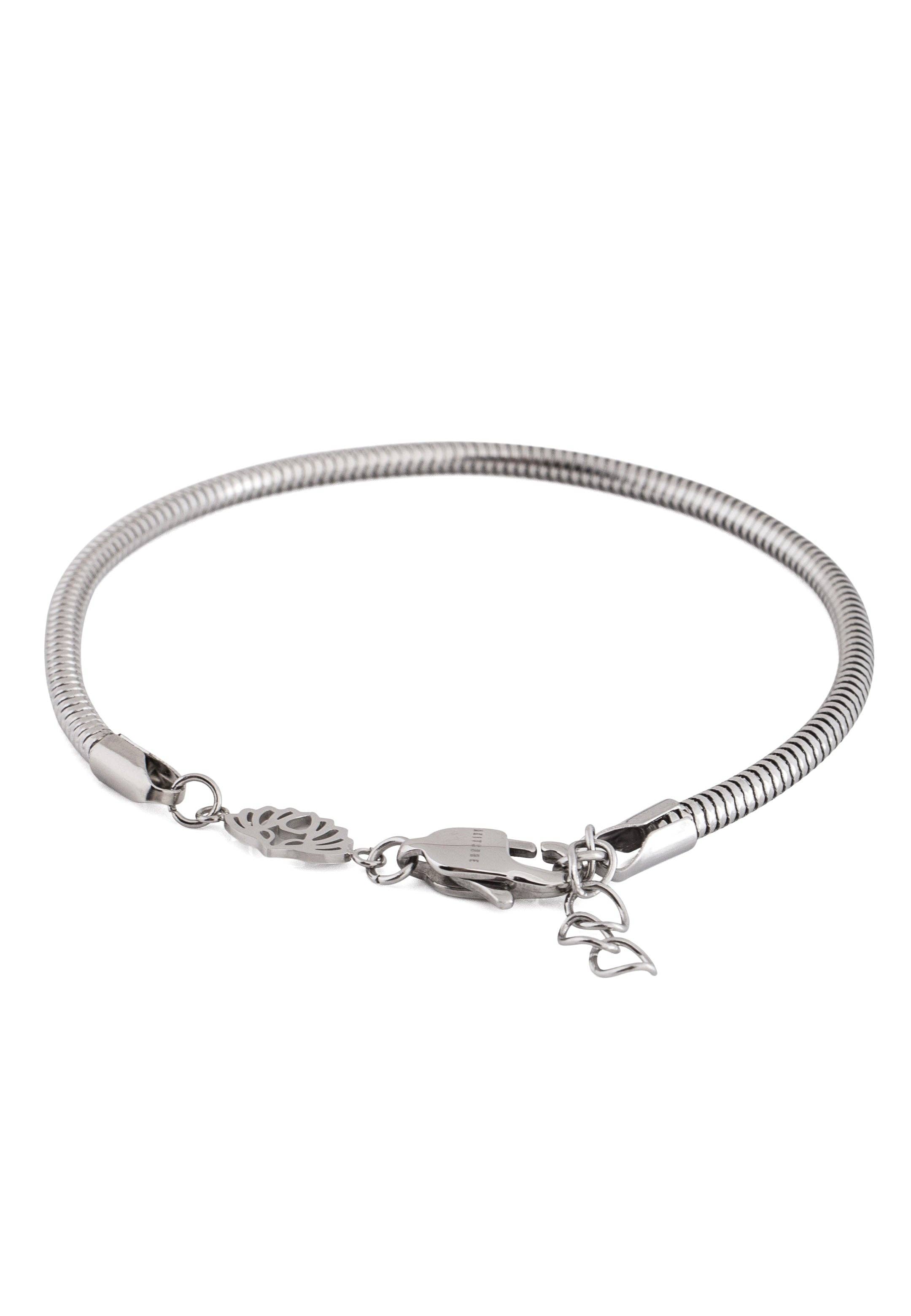 Blackskies - Wholesale Link & Chain Bracelet - Serpent Snake Chain Link Bracelet Silver 3 mm3
