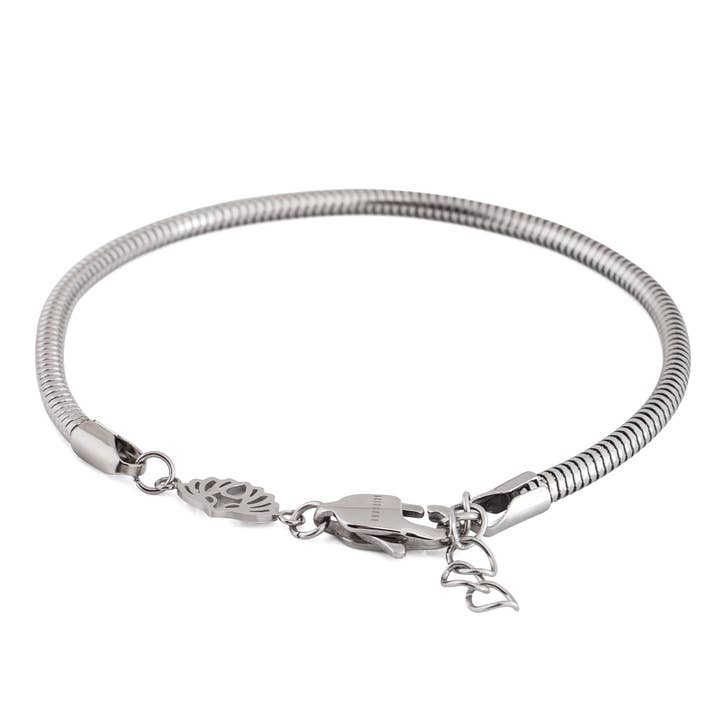 Blackskies - Wholesale Link & Chain Bracelet - Serpent Snake Chain Link Bracelet Silver 3 mm3