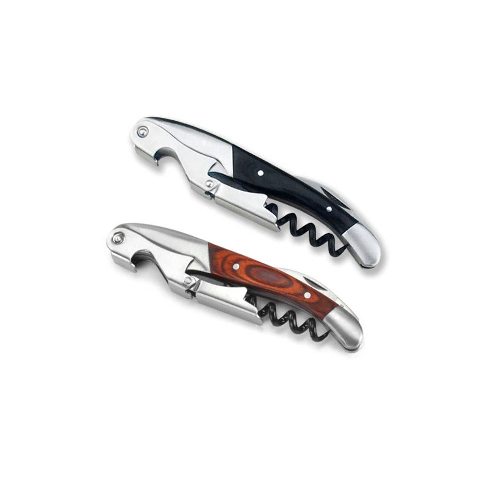 TABLESETTERS LIMITED - Wholesale Bottle/Wine Opener - Corkscrew Opener Wood Handle, 12 Piece Displayer3