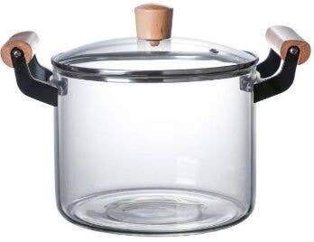 STP - Wholesale Cooking Pot - Heat-Resistant Glass Cooking Pot w/ Wooden Handles6