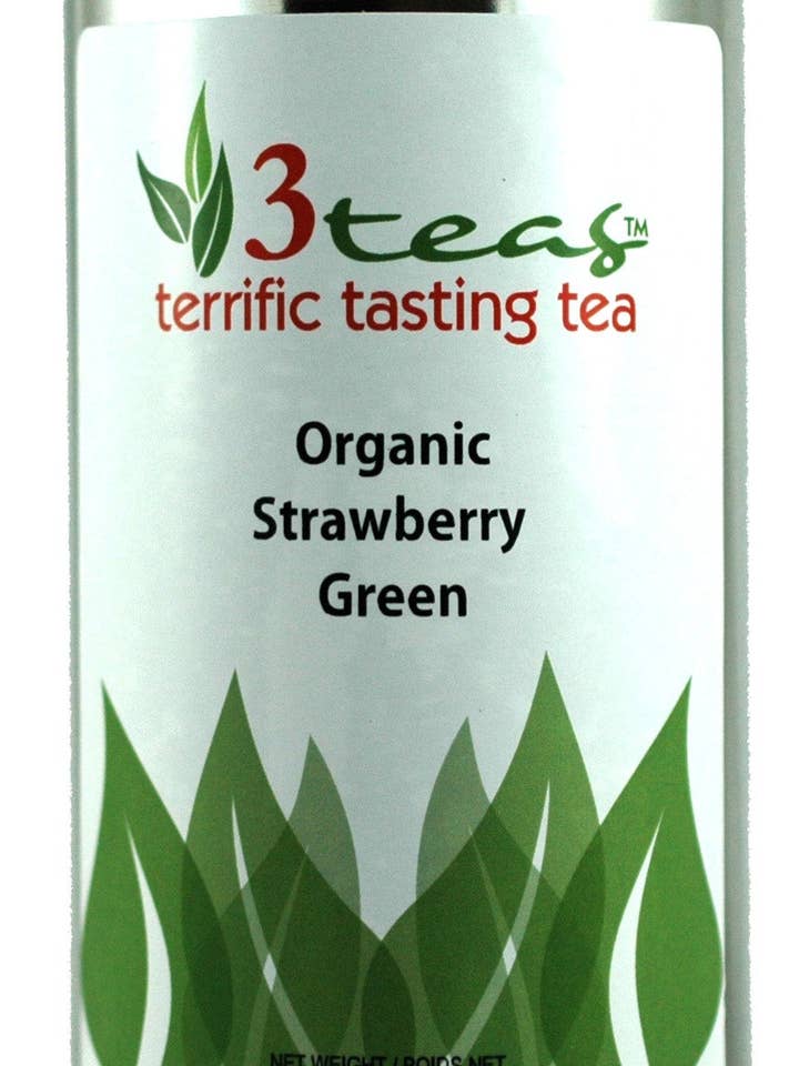 Organic Strawberry Green for wholesale by 3 Teas