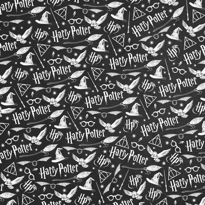 Paper House Productions - Wholesale Scrapbook - Harry Potter Pattern 12 x 12 Scrapbook Paper