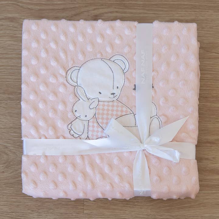 COBERTOR DE BOLHAS 100% POL BEAR STARS AQUA PINK por atacado de S&P NEWBORN, S.L.(Naf Naf )