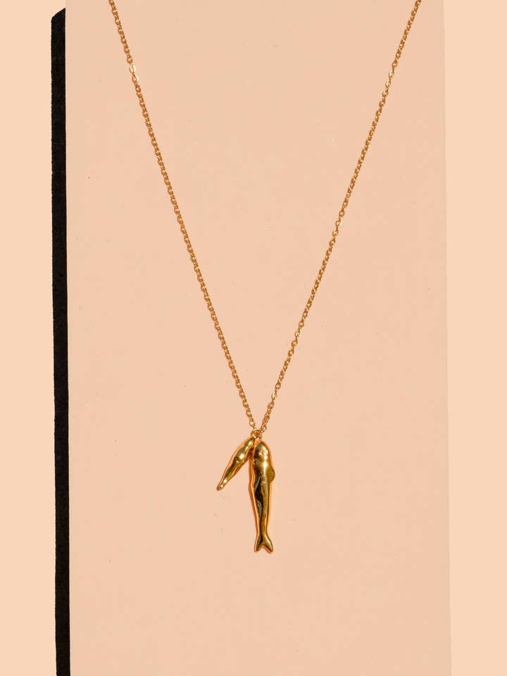 Catalina Necklace - 18K Gold Plated for wholesale by Peter and June