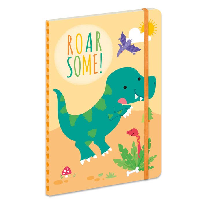Dinossauros Caderno A5 Linhas por atacado de Robert Frederick Ltd