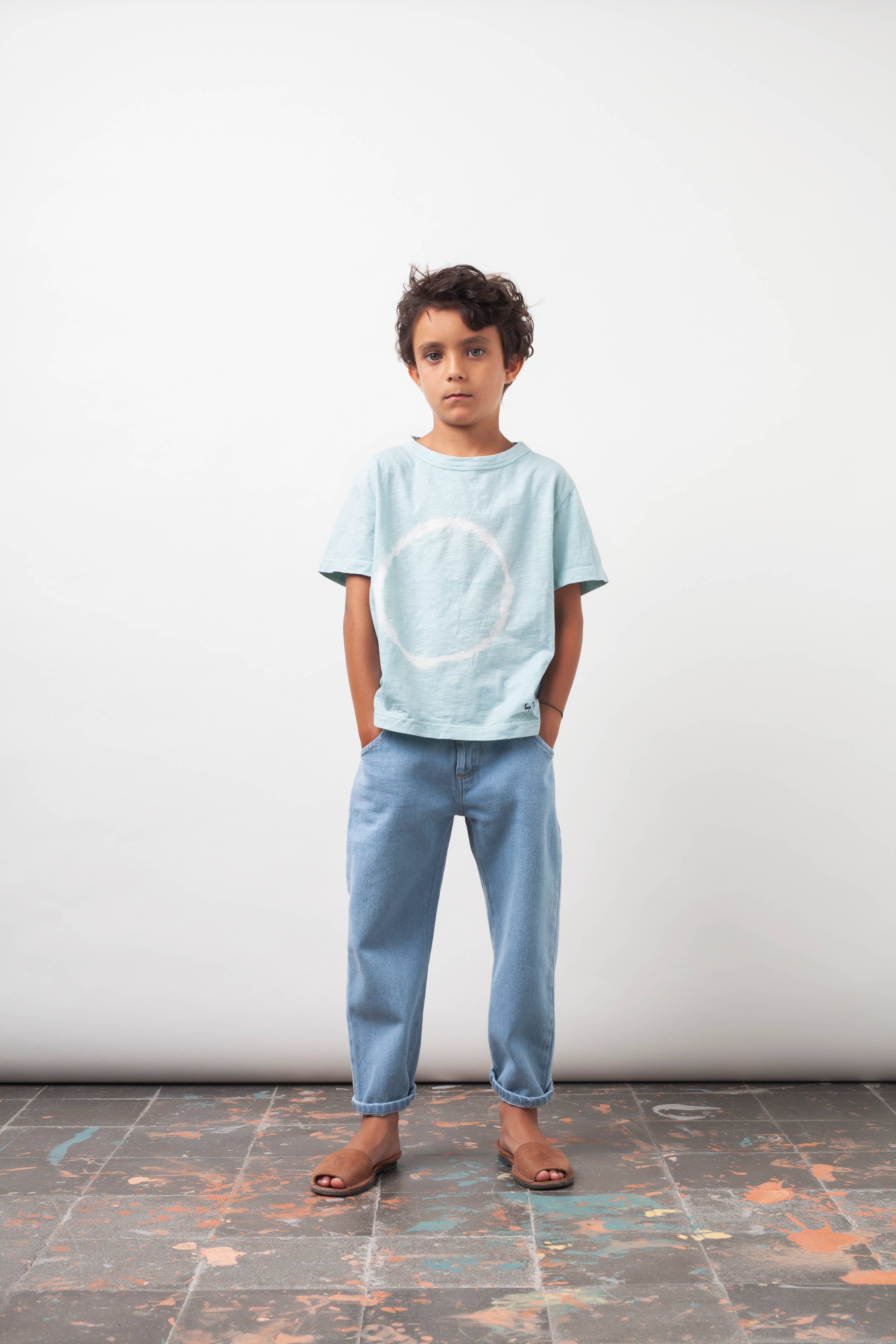 Kid Vintage Blue Jeans S10021 for wholesale on Faire2