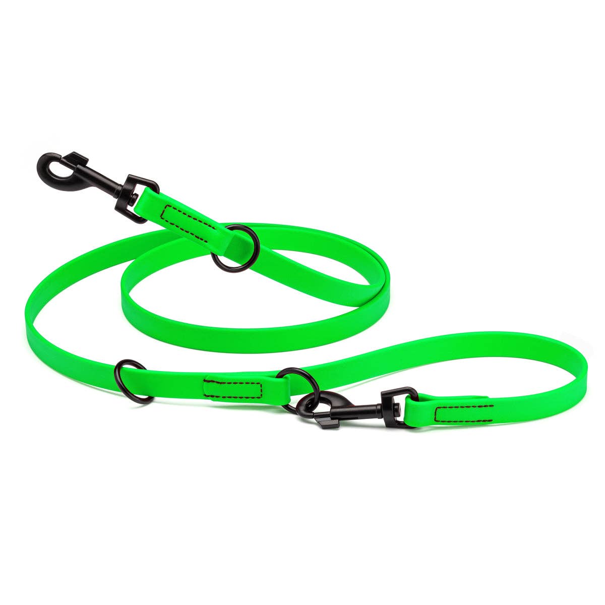 Dogline – wholesale Pet leash – Dog – Biothane Adjustable Multi-Purpose Dog Leash with Black Hardware, 7FT11