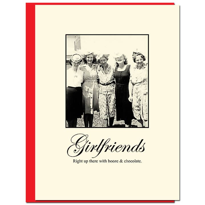 Bloodshot Press - Wholesale Vriendschapskaartje - Vriendinnen Humor Card