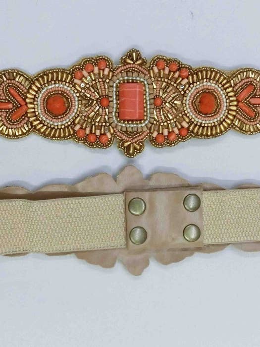 Koral elastisk Stretch Beaded bælte for engroshandel hos Ranee's Accessories