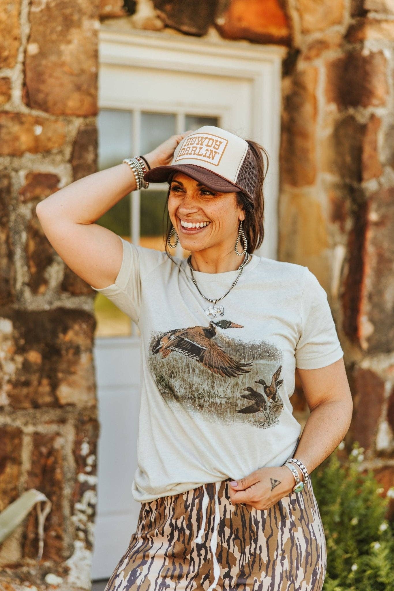 Cement Vintage Duck Graphic Tee for wholesale on Faire4