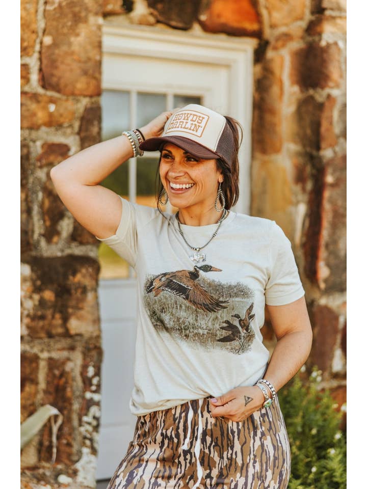 Cement Vintage Duck Graphic Tee for wholesale on Faire4