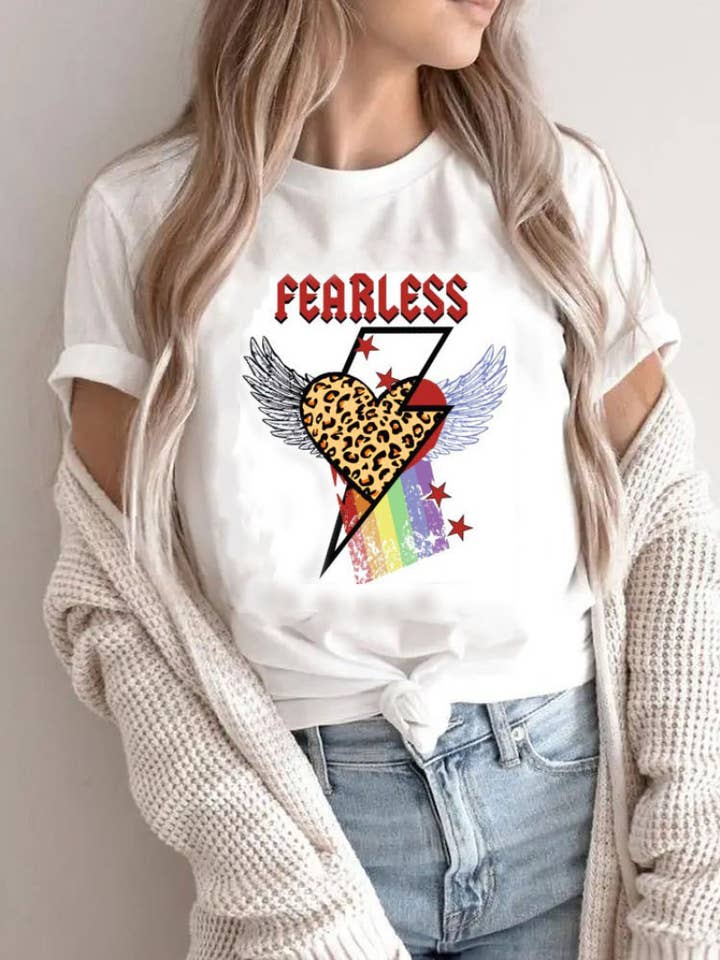 Women's printed t-shirt - T904 for wholesale by ESTEE BROWN