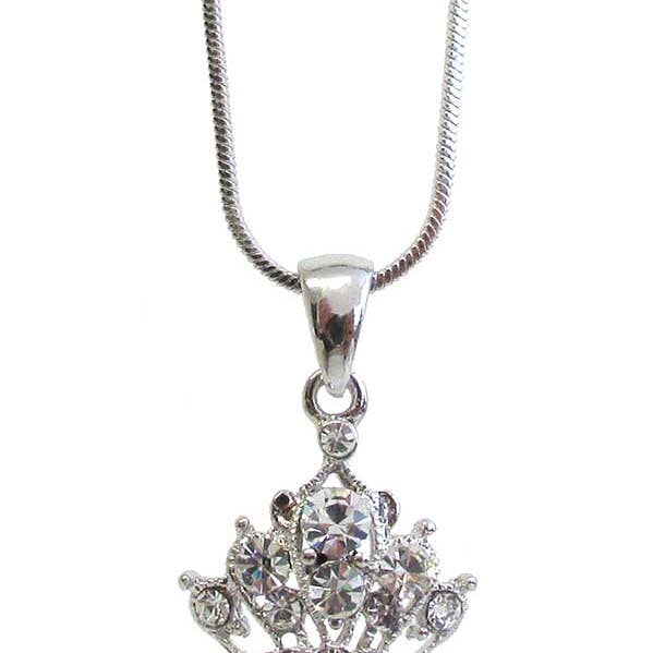 Jewelry Max - Wholesale Pendant/Charm Necklace - ( L502 ) CROWN PENDANT NECKLACE0